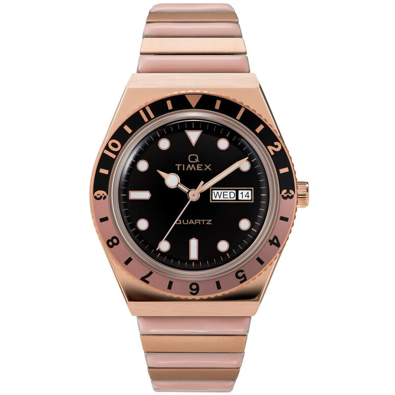 Re Issue Watch Timex Q Reissue Quartz Black Dial Ladies Watch TW2U81400VQ - Watches, Q ...