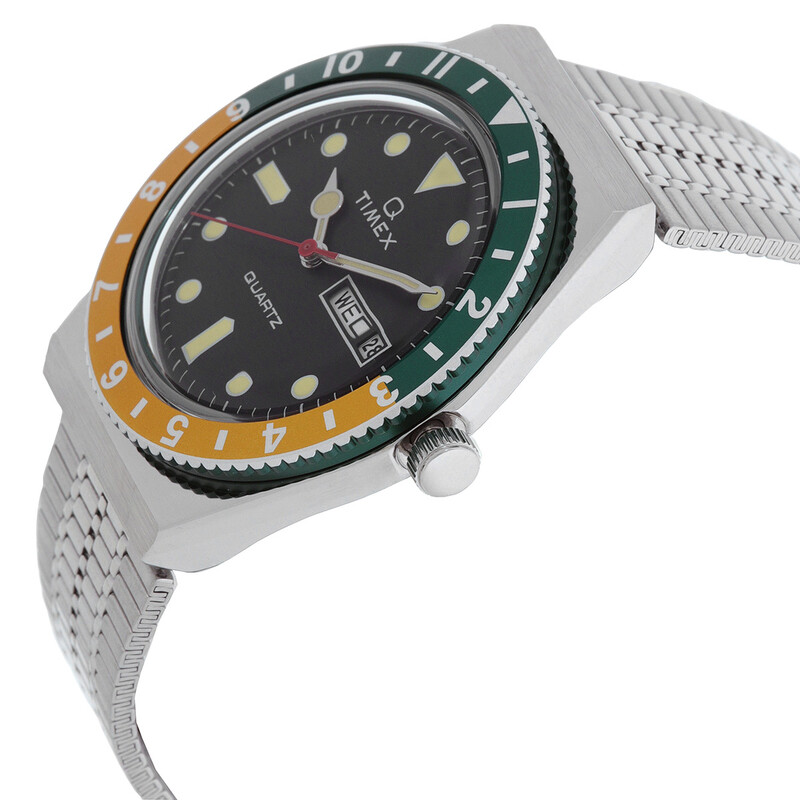 Timex Q Reissue Quartz Black Dial Men's Watch TW2U61000