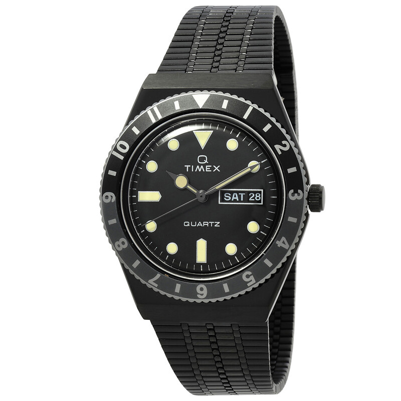 Timex Q Reissue Quartz Black Dial Men's Watch TW2U61600ZV