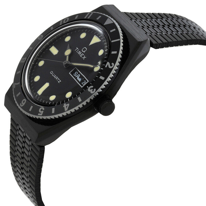 Timex Q Reissue Quartz Black Dial Men's Watch TW2U61600ZV