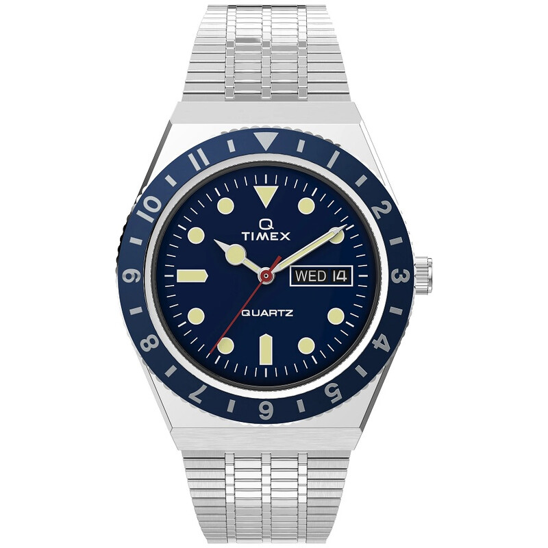 Timex Q Reissue Quartz Blue Dial Men's Watch TW2U61900 TW2U61900ZV