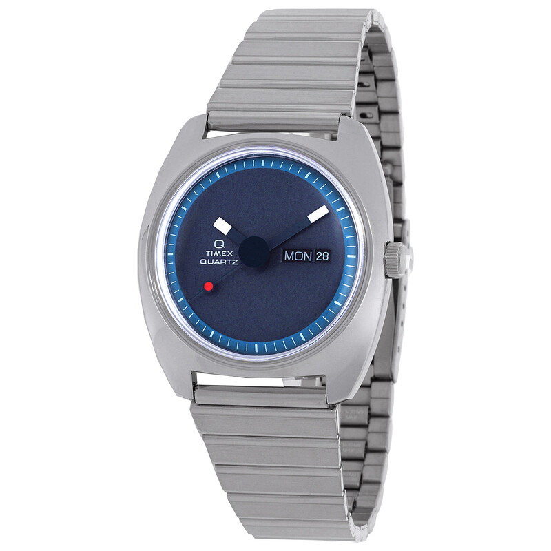 Timex Q Timex 1975 Enigma Reissue Quartz Blue Dial Men's Watch