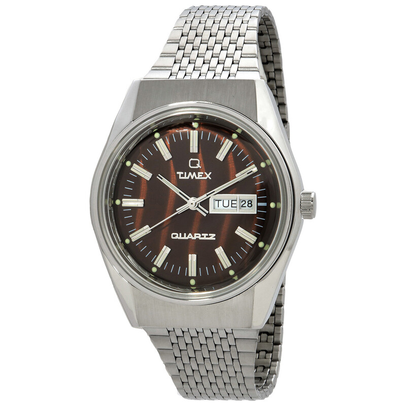 Timex Q Timex Falcon Eye Quartz Brown Dial Men's Watch TW2W62400