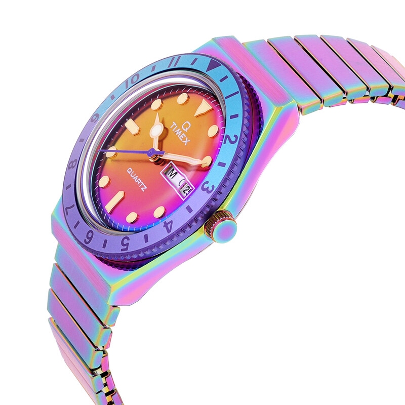 NWT Timex Q Iridescence Quartz Expansion Band Ladies Watch TW2W41100 Timex TW2W41100 Women main image 4