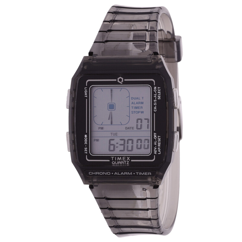腕時計(デジタル) TIMEX Q Timex Q Timex LCA Alarm Quartz Digital Unisex Watch TW2W45000VQ