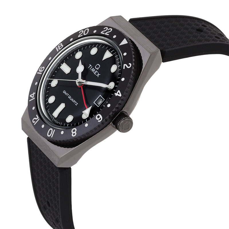 Timex Q Timex Quartz Black Dial Men's Watch TW2V38200 TW2V38200ZV