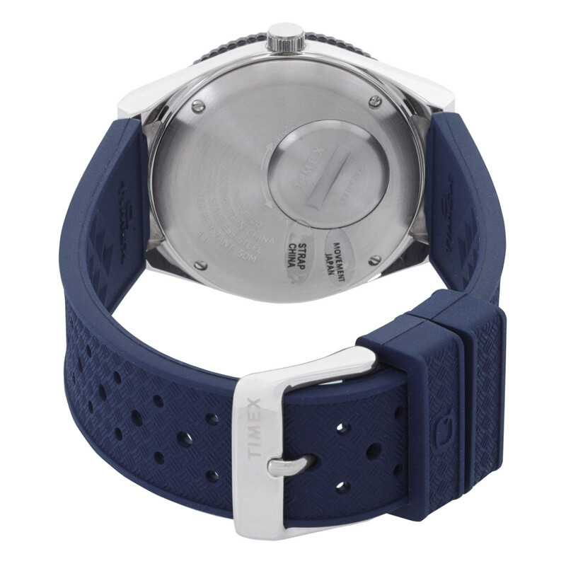 Timex Q Timex Quartz Blue Dial Pepsi Bezel Men's Watch TW2V32100