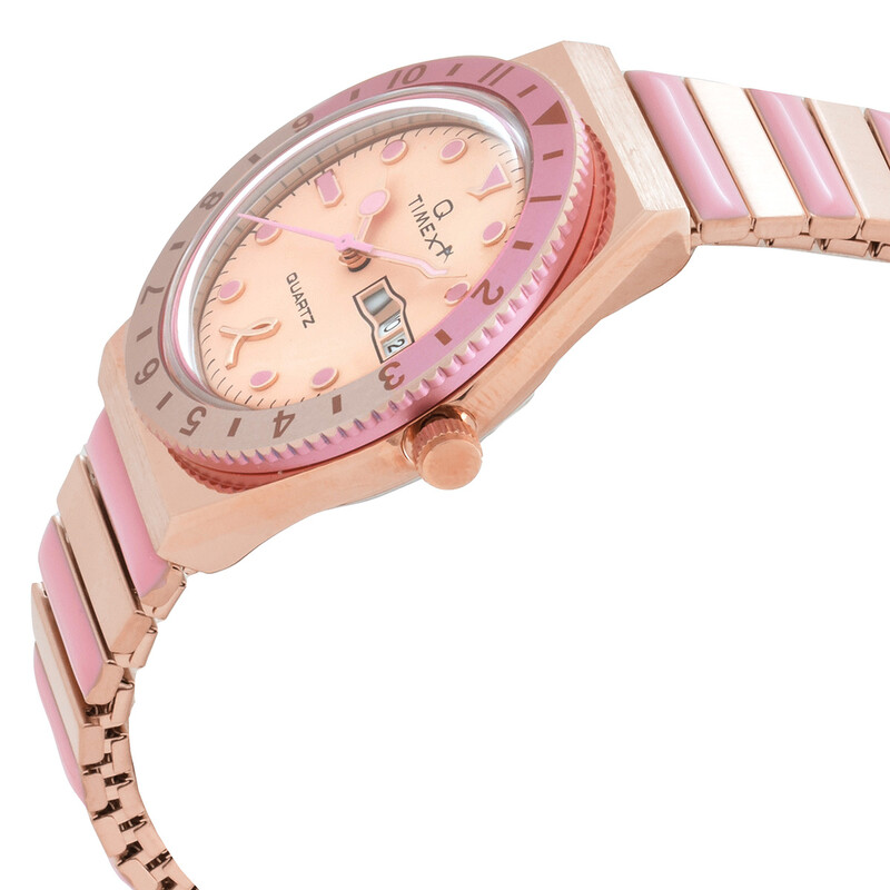 Timex Q Timex x BCRF Quartz Rose Gold Dial Ladies Watch 
