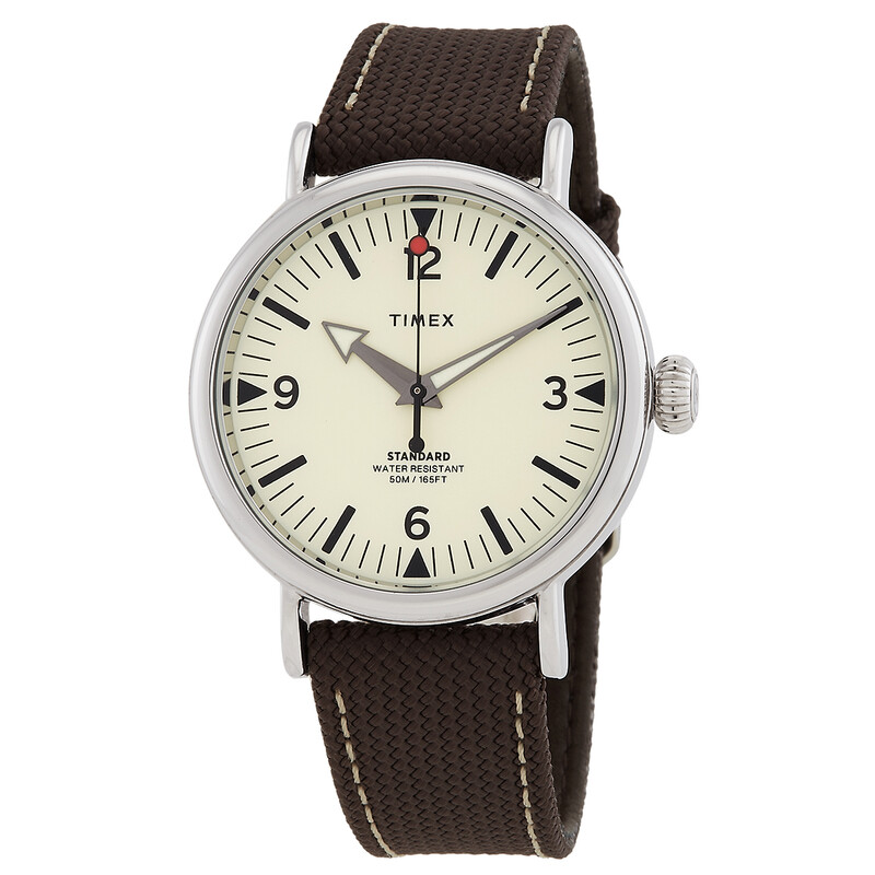 Timex Standard Quartz Cream Dial Men's Watch TW2V44100