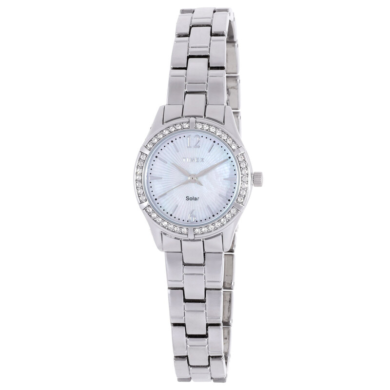 Timex Trend Crystal Silver Dial Ladies Watch TW2V39300 194366199994 -  Watches, Trend - Jomashop