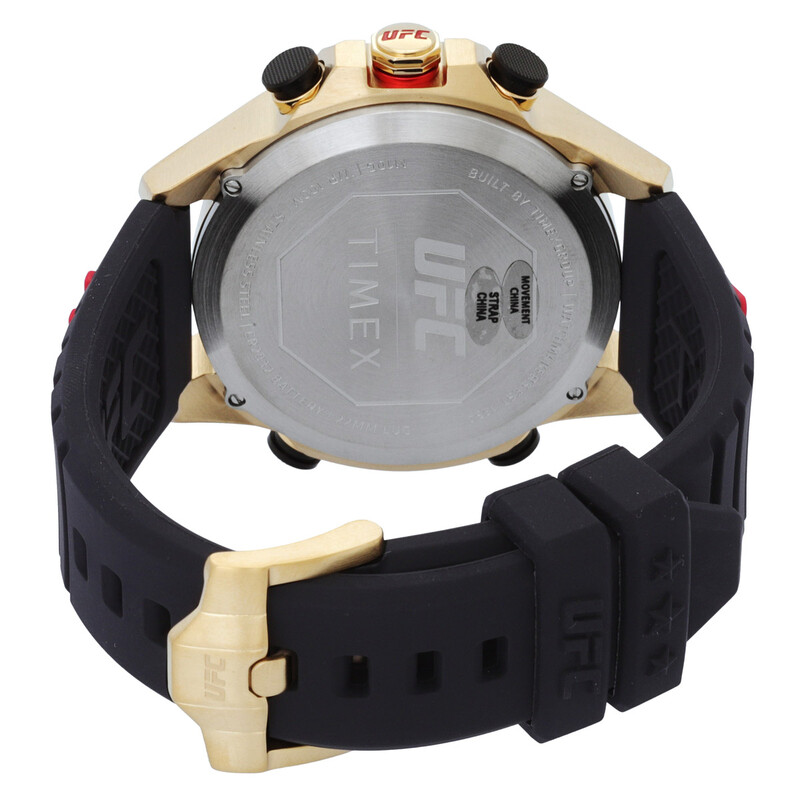 Timex UFC Kick Alarm Chronograph Quartz Digital Men's Watch TW2V86600 ...
