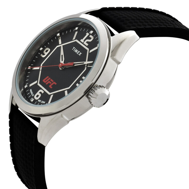 Timex UFC Street Quartz Black Dial Men's Watch TW2V56100 Timex UFC Street Quartz Black Dial Men's Watch TW2V56100