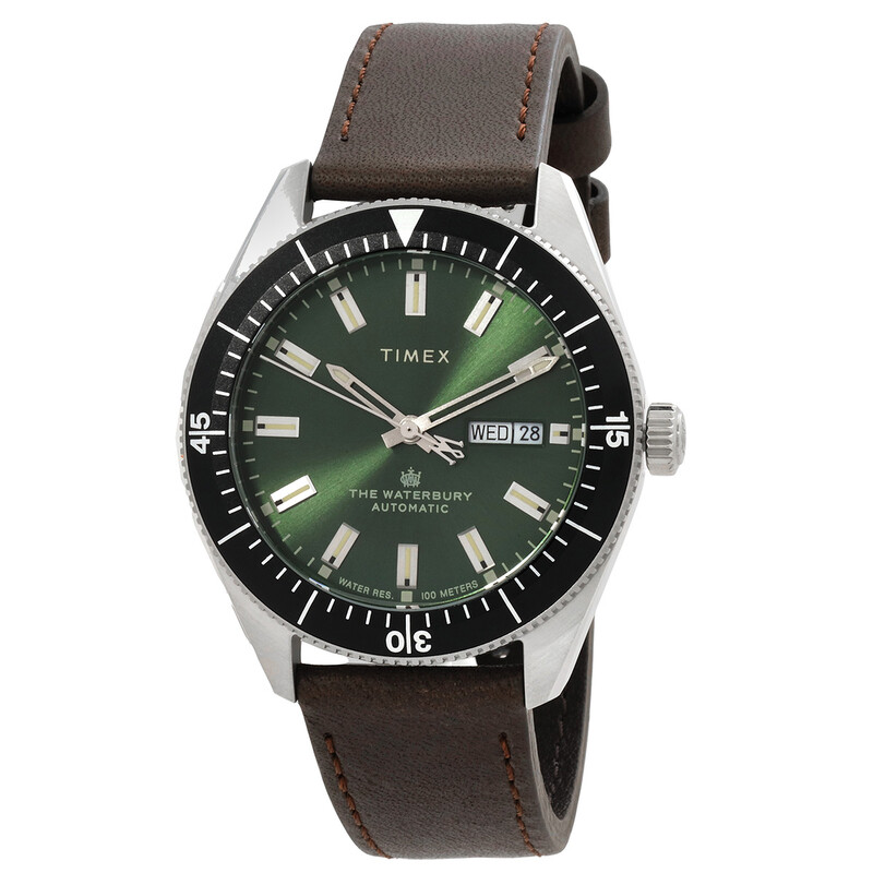 Timex Waterbury Automatic Green Dial Men's Watch TW2V24700