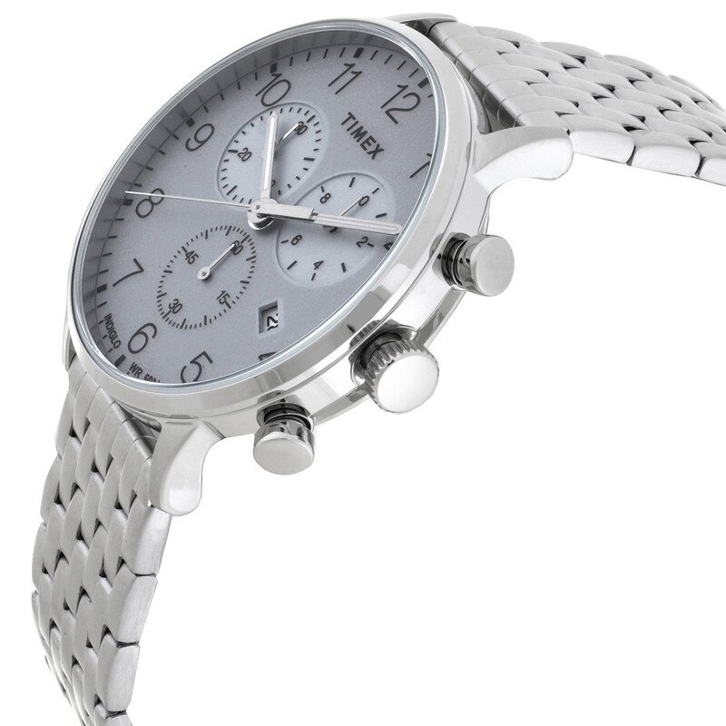Timex Waterbury Chronograph Quartz Silver Dial Men's Watch