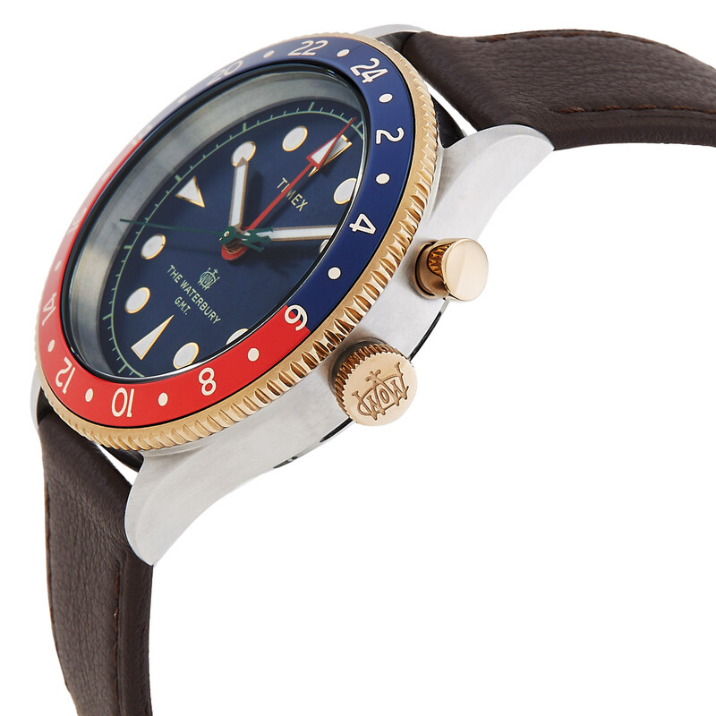 Timex Waterbury GMT Quartz Blue Dial Men's Watch TW2U90500