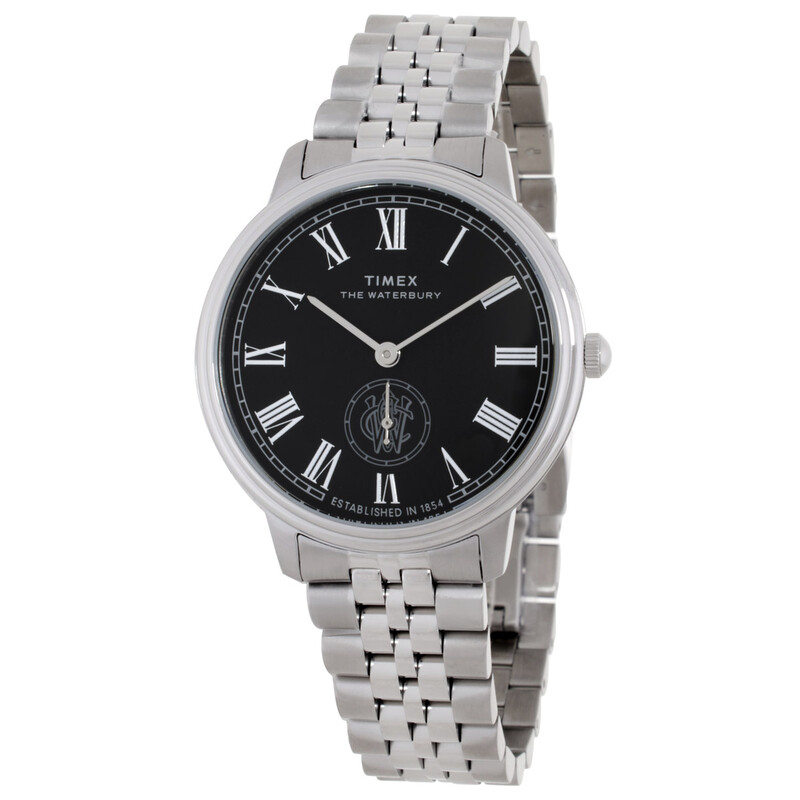 Timex Waterbury Metropolitan Quartz Black Dial Watch TW2Y23300