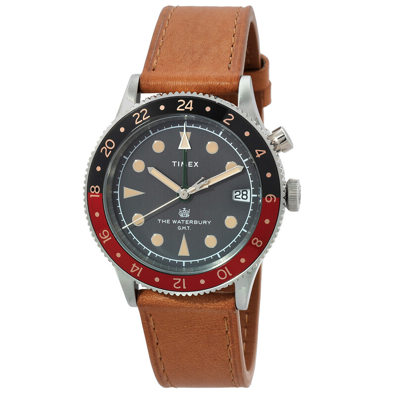 Timex Waterbury Traditional GMT Quartz Coke Bezel Men's Watch
