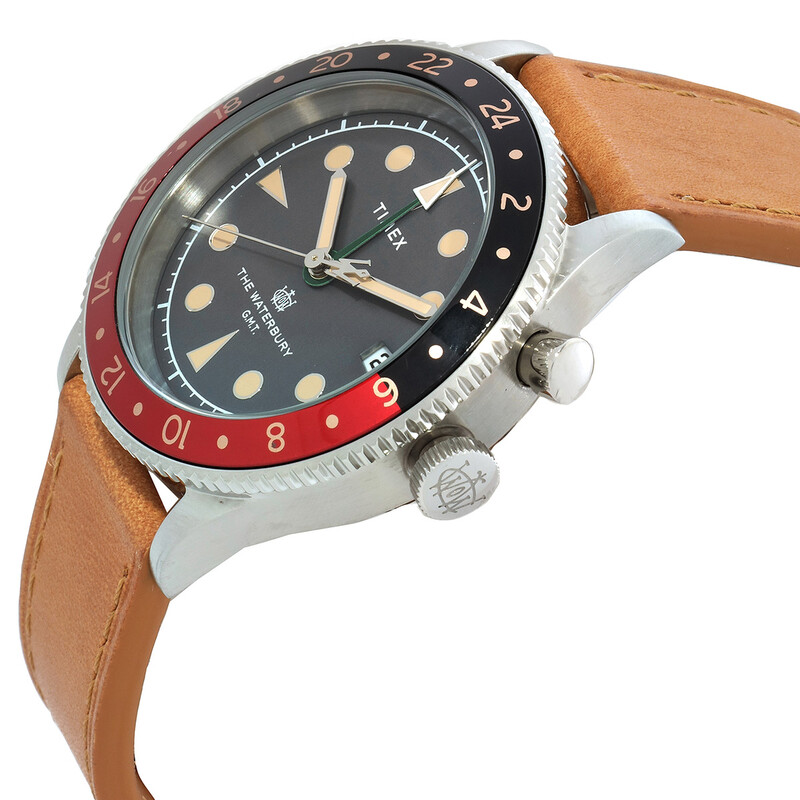 Timex Waterbury Traditional GMT Quartz Coke Bezel Men's Watch
