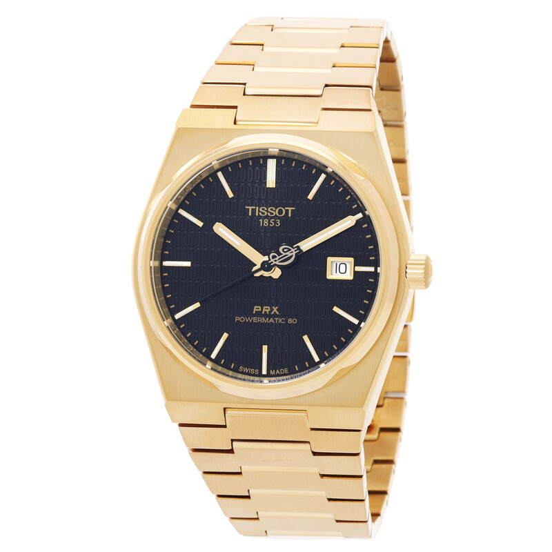 Tissot ゴールド 自動巻き時計 Tissot Automatic Black Dial Men's Watch T1374073305100