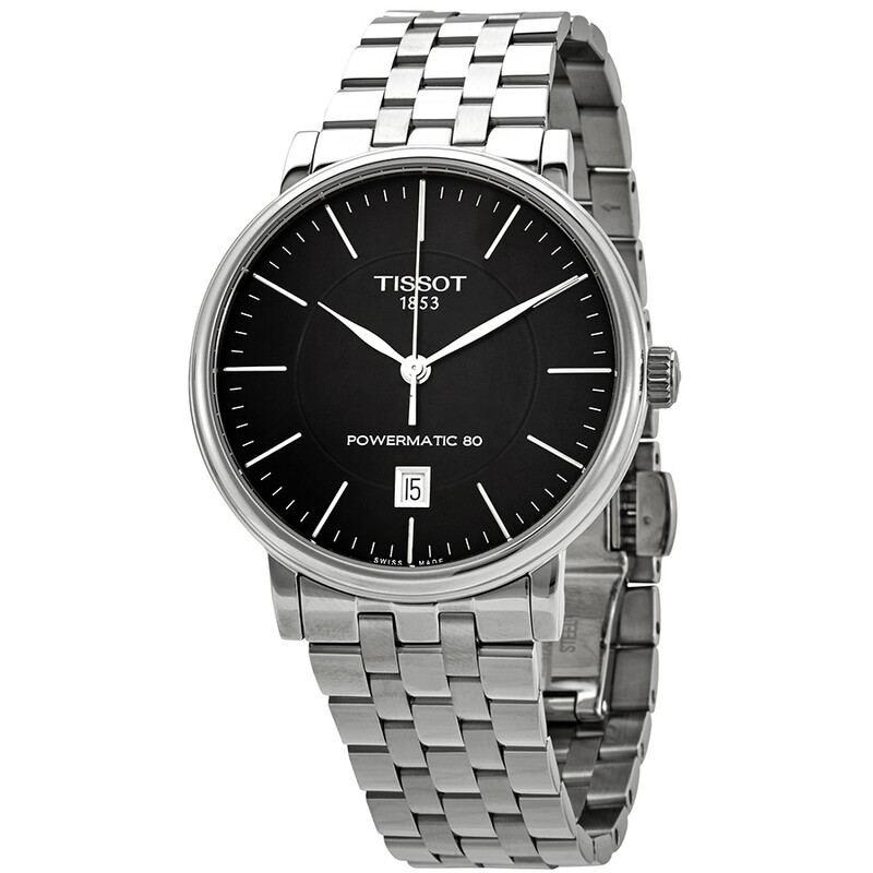 Tissot Men's Carson Automatic Black Dial Watch