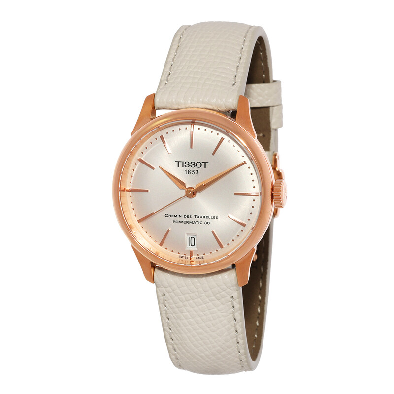 Tissot Chemin Des Tourelles Automatic Silver Dial Ladies Watch
