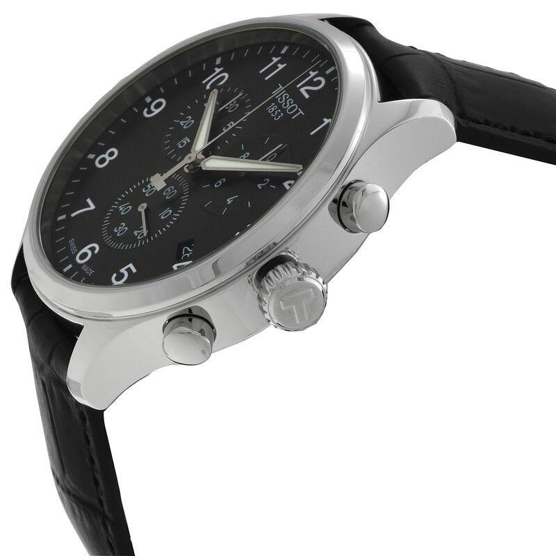 Tissot Chrono XL Classic Chronograph Black Dial Men's Watch T116