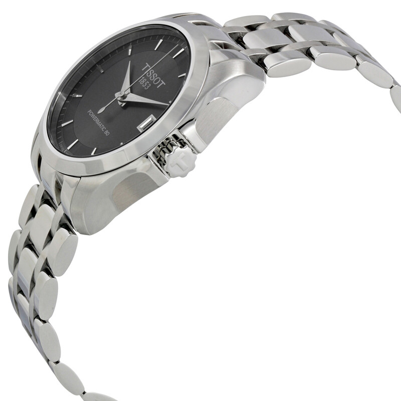 TISSOT COUTURIER POWERMATIC 80 LADY (STAINLESS STEEL, GREY) INDEXES Tissot Couturier Powermatic 80 (Stainless Steel, Grey  main image 2