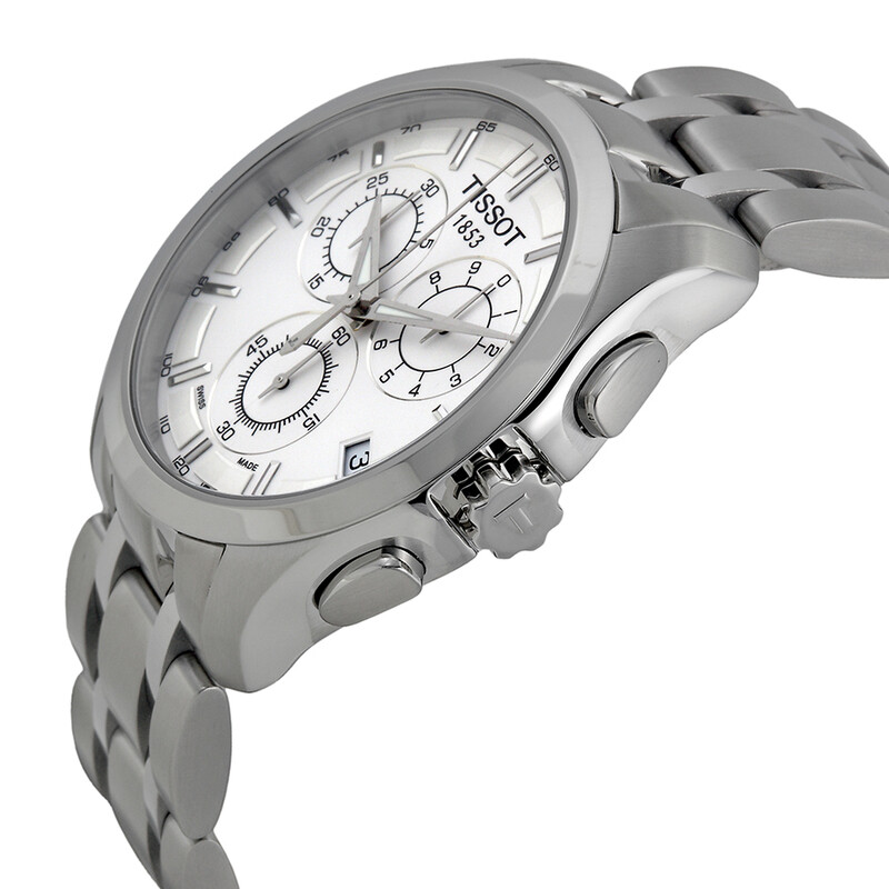 Tissot Couturier Silver Dial Stainless Steel Men's Watch