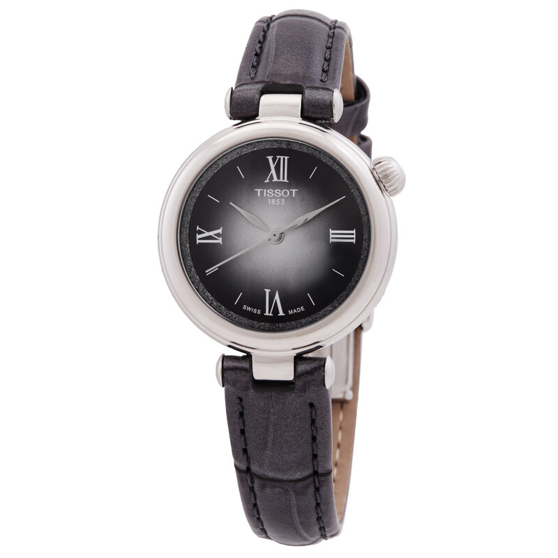 Tissot Desir Quartz Graded Silver-Black Dial Ladies Watch