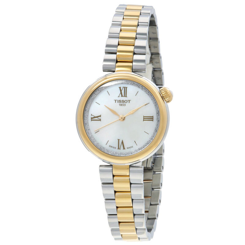 Tissot Desir Quartz White Mother of Pearl Dial Ladies Watch