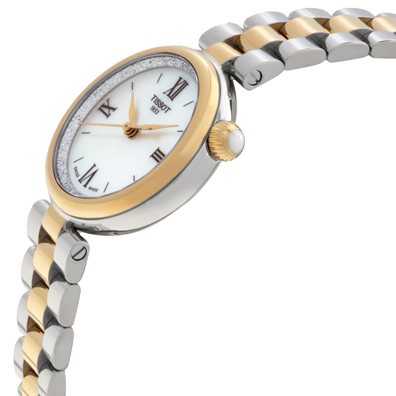 Tissot Desir Quartz White Mother of Pearl Dial Ladies Watch