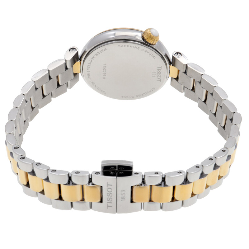 Tissot Desir Quartz White Mother of Pearl Dial Ladies Watch