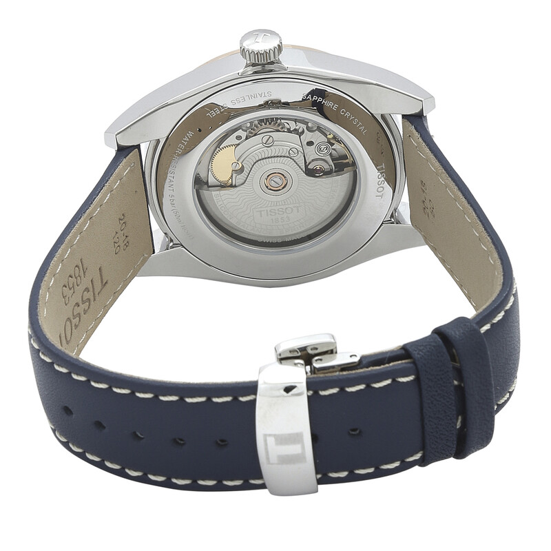 Tissot Gentleman Powermatic 80 Silicium Automatic Chronometer Blue
