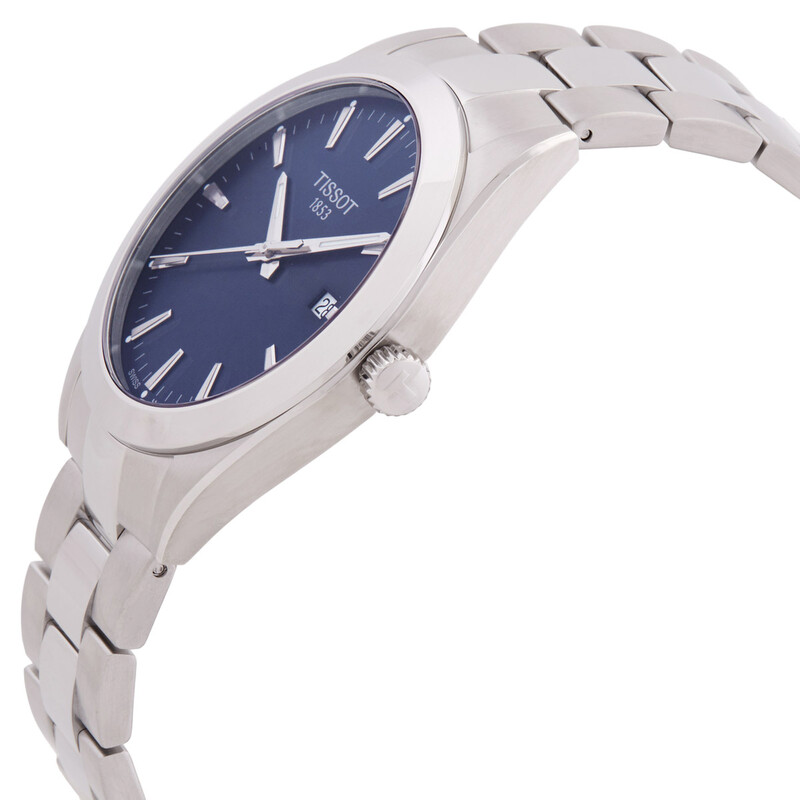 Tissot Gentleman Quartz Blue Dial Men display picture 3