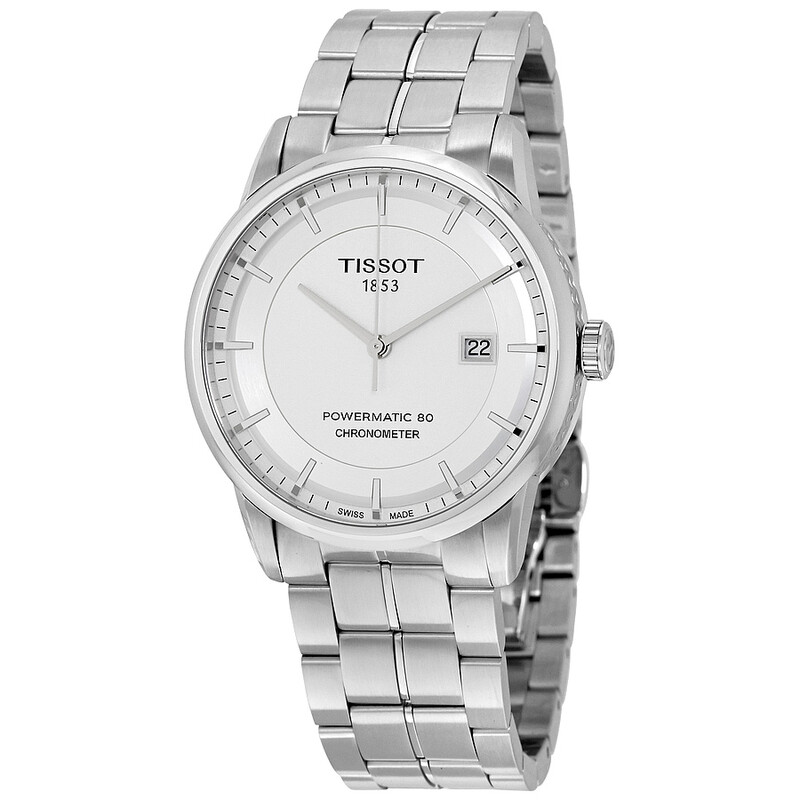 M*i様 TISSOT Powermatic 80 時計 シルバー Tissot Luxury Automatic Silver Dial Men's Watch T086.408.11.031.00