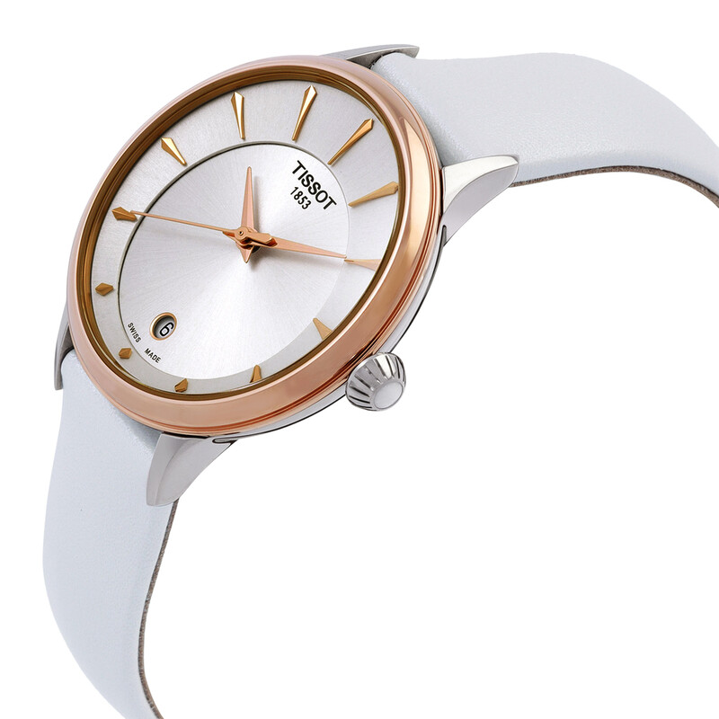 Tissot Odaci-T Quartz Silver Dial Ladies Watch T133.210.26  display picture 1