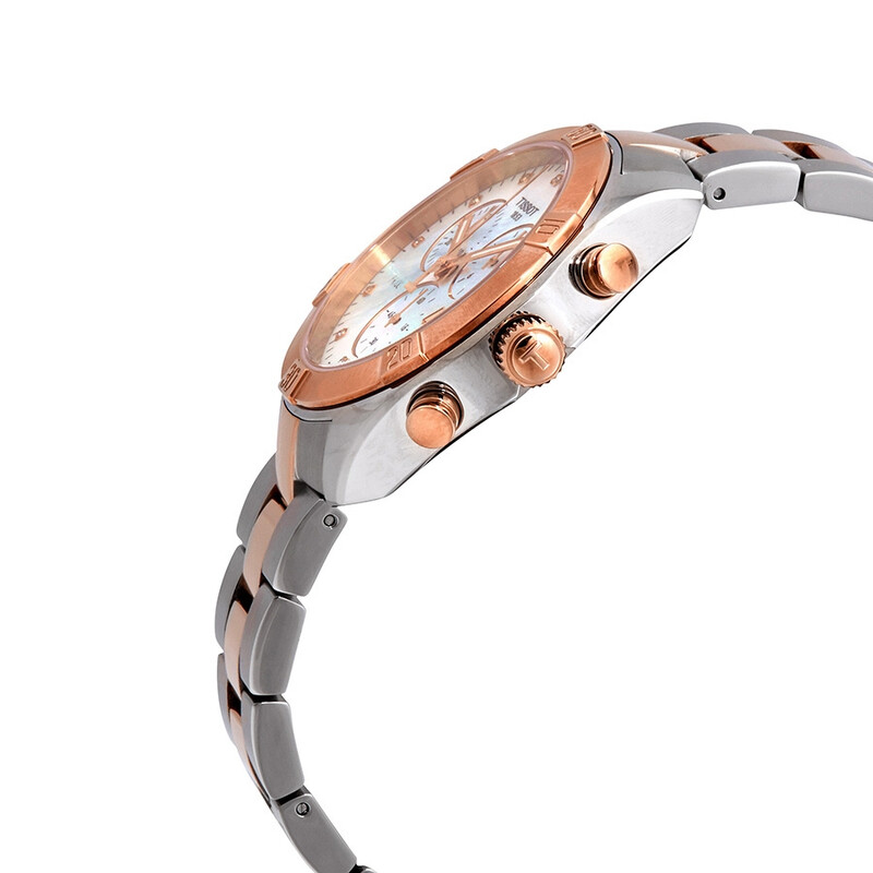 Tissot PR 100 Chronograph Quartz Diamond White Mother of Pearl