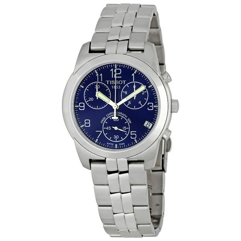 Tissot PR 50 Chronograph Quartz Blue Dial Men's Watch T34.1.488.42