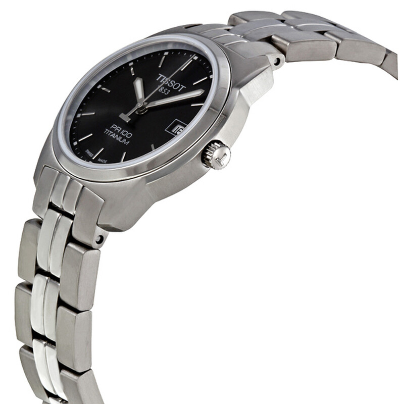 Tissot PR 100 Titanium Swiss Quartz W Watch Gray Dial New Battery T049310A TISSOT PR100 Quartz Watch Gray Dial Titanium T049310A | eBay main image 2