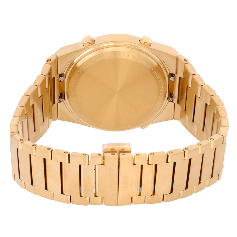 Tissot PRX Digital Quartz Gold Dial Men's Watch T1372633302000