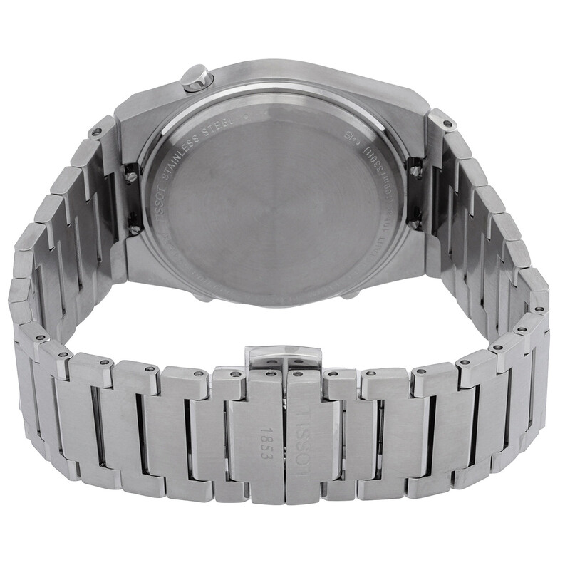 Tissot PRX Digital Quartz Silver Dial Watch T1372631103000  display picture 1
