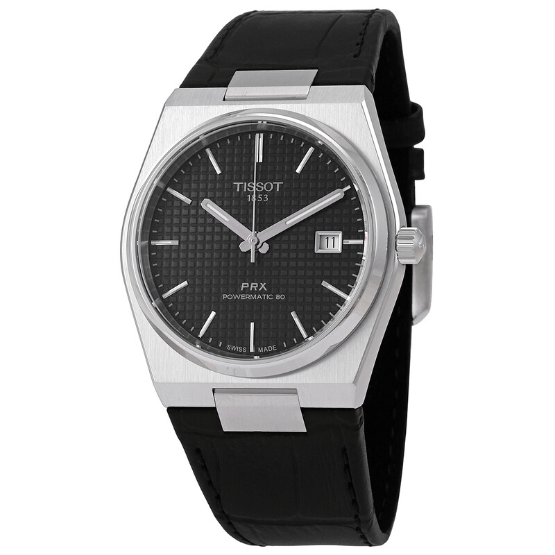 Tissot PRX Powermatic 80 Automatic Black Dial Men's Watch