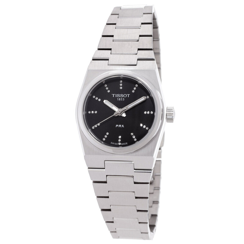 Tissot PRX Quartz Diamond Black Dial Ladies Watch  display picture 1