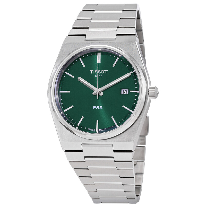 TISSOT PRX 自動巻き腕時計 グリーン Tissot PRX T-Classic Quartz Green Dial Men's Watch T1374101109100