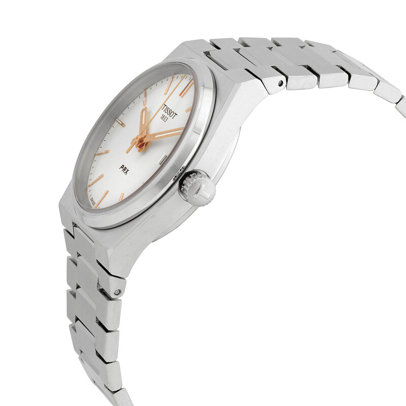 Tissot PRX Quartz Silver Dial Ladies Watch T1372101103100  display picture 3