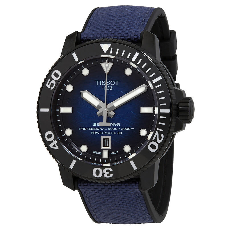Tissot Seastar 2000 Automatic Graded Blue Dial Men's Watch T120.607.37.041.00