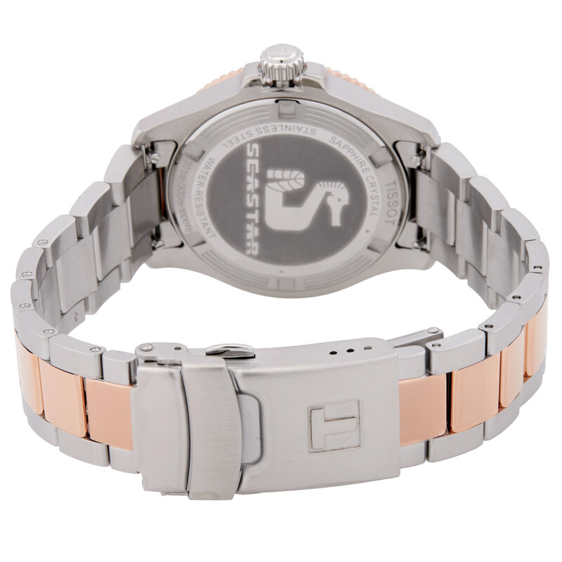 Tissot Seastar Quartz White Mother of Pearl Dial Watch