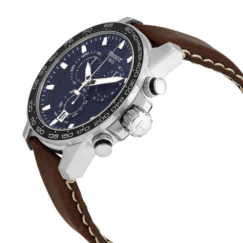 NWT Tissot Supersport Chronograph Quartz Blue Dial Men\'s Watch Amazon.com: Tissot Mens Supersport Chrono 316L Stainless  main image 3