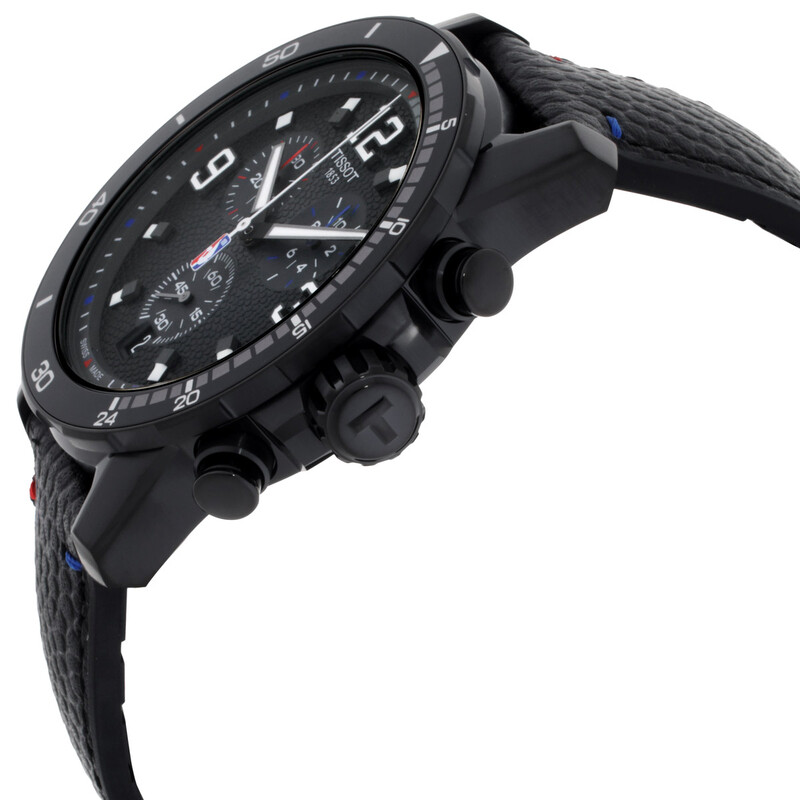 t*m様 TISSOT スーパースポーツレジェンドブラッククォーツ腕時計 Tissot Supersport NBA Special Edition Chronograph Quartz Men's