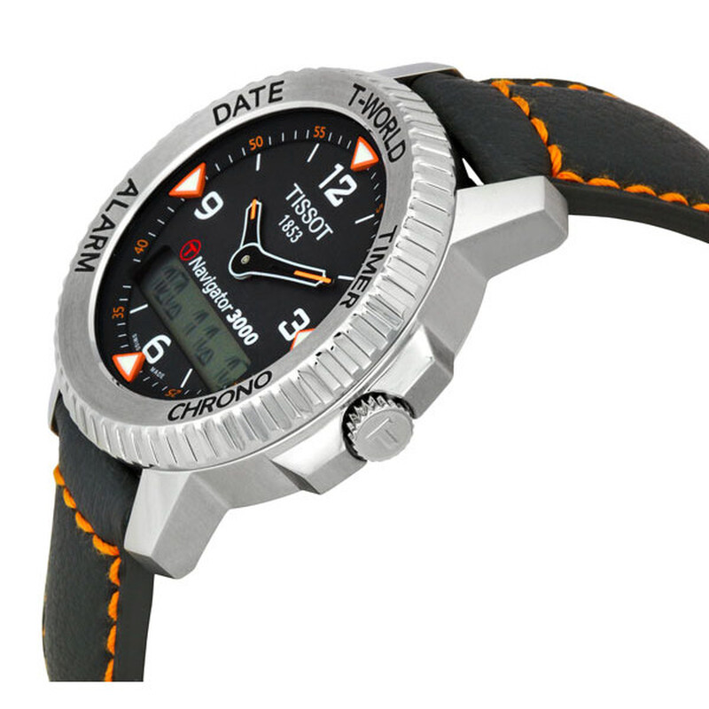 Tissot T-Navigator 3000 Grey Men's Analog-Digital Watch T96.1.478